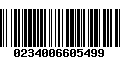 Código de Barras 0234006605499