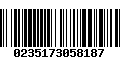 Código de Barras 0235173058187