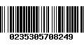 Código de Barras 0235305708249