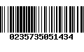 Código de Barras 0235735051434