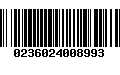 Código de Barras 0236024008993