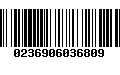 Código de Barras 0236906036809