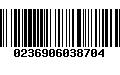 Código de Barras 0236906038704