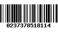 Código de Barras 0237378518114