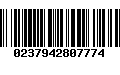 Código de Barras 0237942807774