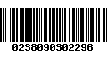 Código de Barras 0238090302296