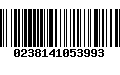 Código de Barras 0238141053993