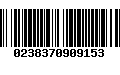 Código de Barras 0238370909153