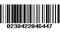 Código de Barras 0238422046447
