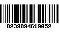 Código de Barras 0239094619052