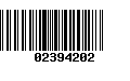 Código de Barras 02394202