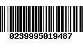 Código de Barras 0239995019487