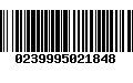 Código de Barras 0239995021848