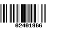 Código de Barras 02401966