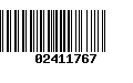 Código de Barras 02411767