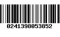 Código de Barras 0241398053852