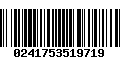 Código de Barras 0241753519719