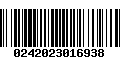 Código de Barras 0242023016938