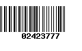 Código de Barras 02423777