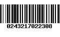 Código de Barras 0243217022308