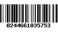 Código de Barras 0244661035753