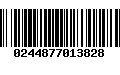 Código de Barras 0244877013828
