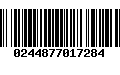 Código de Barras 0244877017284