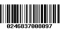 Código de Barras 0246837008097