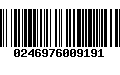 Código de Barras 0246976009191