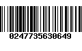 Código de Barras 0247735630649