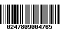 Código de Barras 0247809004765