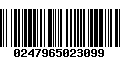 Código de Barras 0247965023099