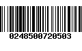 Código de Barras 0248500720503