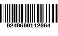 Código de Barras 0248600112864