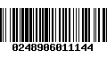 Código de Barras 0248906011144