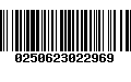 Código de Barras 0250623022969