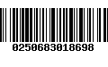 Código de Barras 0250683018698