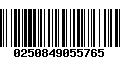 Código de Barras 0250849055765