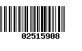 Código de Barras 02515908