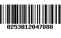 Código de Barras 0253012047888