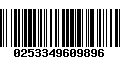 Código de Barras 0253349609896