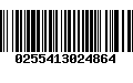 Código de Barras 0255413024864