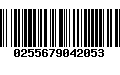 Código de Barras 0255679042053