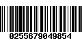 Código de Barras 0255679049854