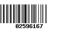 Código de Barras 02596167