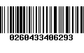 Código de Barras 0260433406293