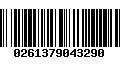 Código de Barras 0261379043290