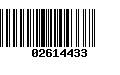 Código de Barras 02614433