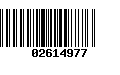 Código de Barras 02614977