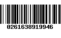 Código de Barras 0261638919946